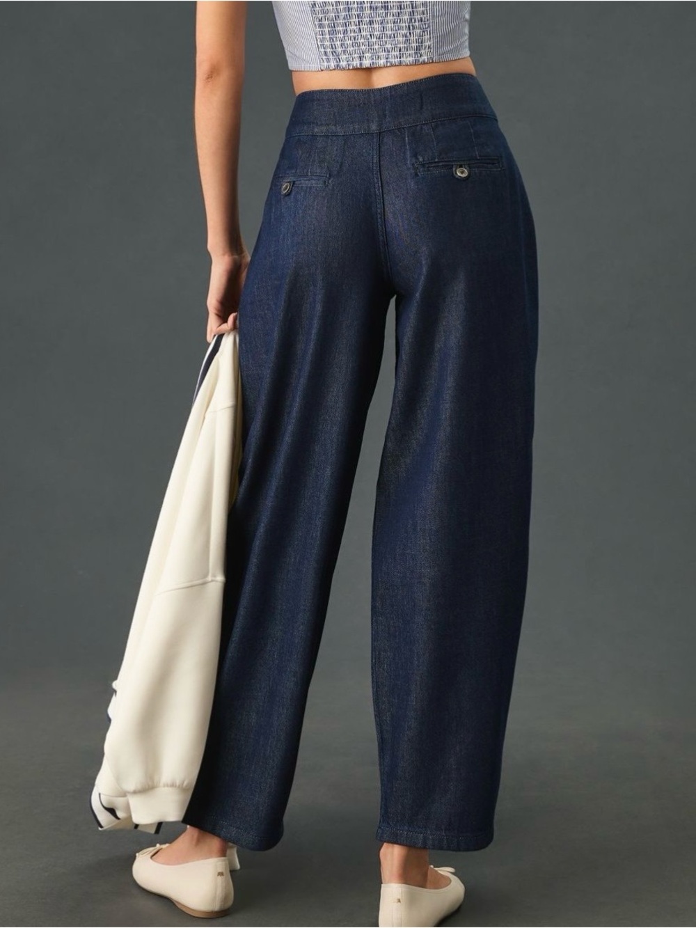 Anthropologie Pilcro Porto High-Rise Tapered Jeans - Picture 4 of 10